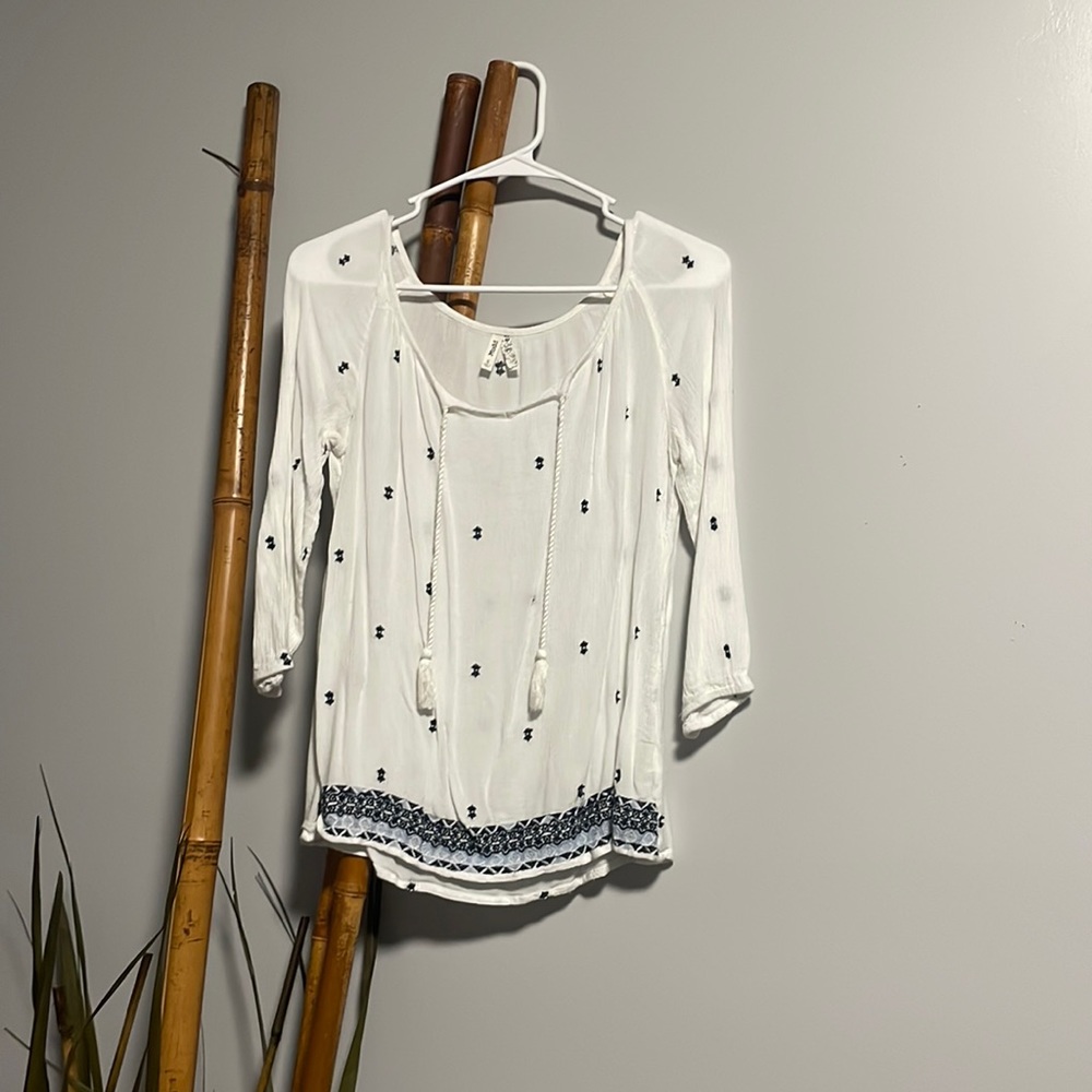 Small white long sleeve